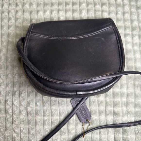 RARE Vintage Black Coach Casey 9923 Mini Crossbody Bag y2k 90s Purse - Picture 4 of 9